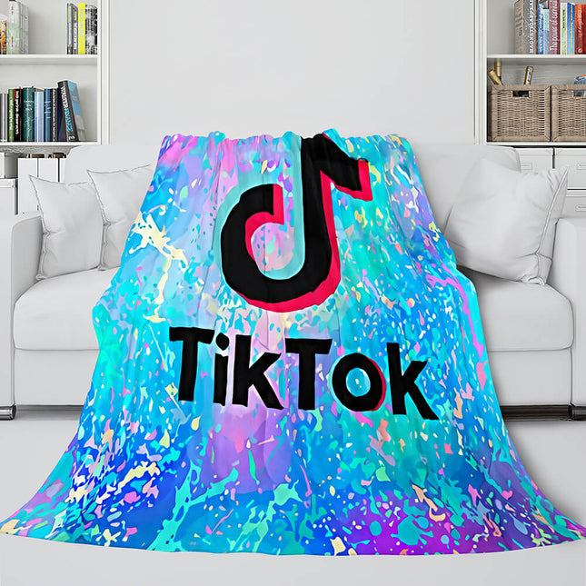 TikTok Blanket Tik Tok Flannel Fleece Throw Cosplay Blanket