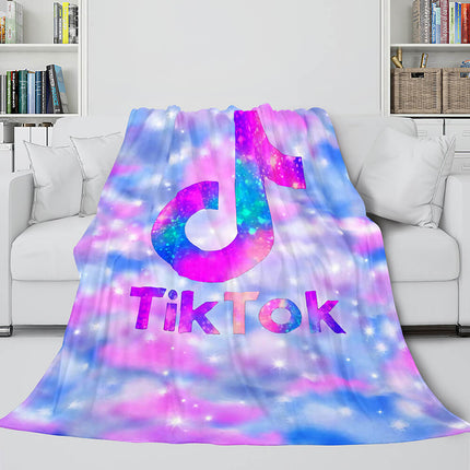 TikTok Blanket Tik Tok Flannel Fleece Throw Cosplay Blanket