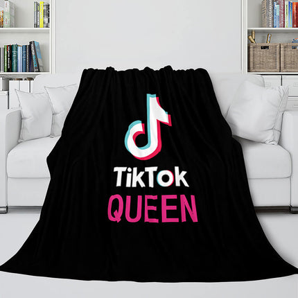 TikTok Soft Flannel Fleece Throw Blanket