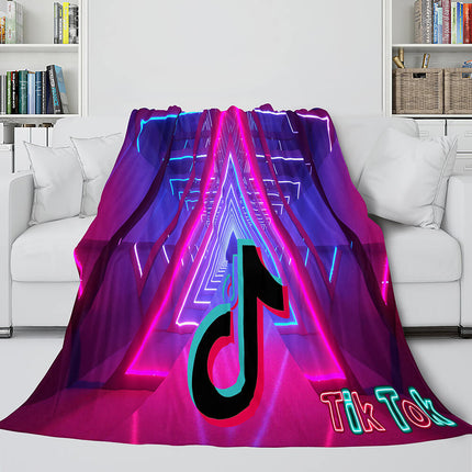 TikTok Soft Flannel Fleece Throw Blanket