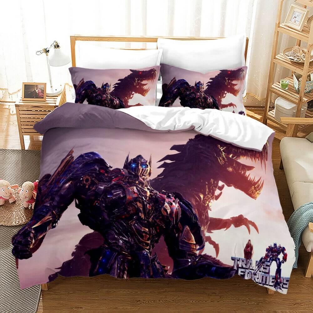 Transformers Bedding Set Pattern Quilt Cover Without Filler EBuycos 