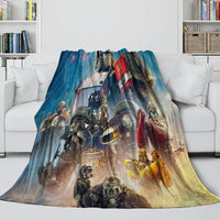 Transformers Rise of the Beasts Blanket Flannel Fleece Throw EBuycos 