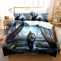 Viking Cosplay Bedding Set Quilt Cover Without Filler