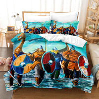Viking Cosplay Bedding Set Quilt Cover Without Filler
