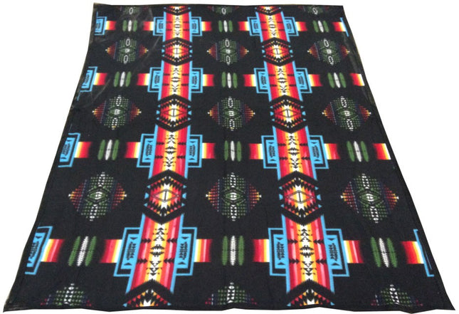 Fleece Blanket Native American Design - #1 - Tony's Home Furnishings