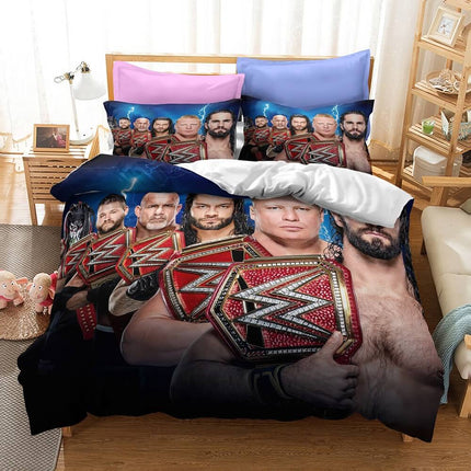 WWE RAW Cosplay Bedding Set Quilt Cover Without Filler