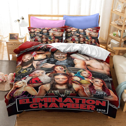 WWE RAW Cosplay Bedding Set Quilt Cover Without Filler