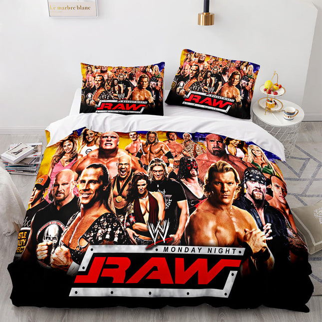 WWE RAW Cosplay Bedding Sets Soft Quilt Cover Without Filler