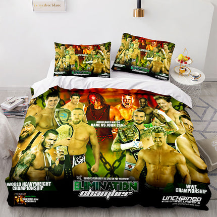 WWE RAW Cosplay Bedding Sets Soft Quilt Cover Without Filler