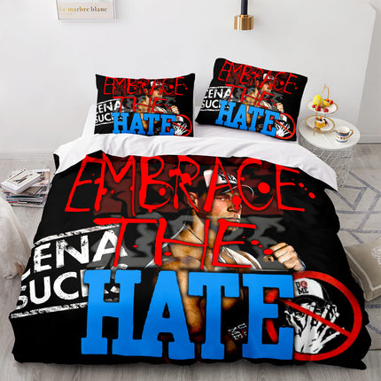 WWE RAW Pattern Bedding Sets Quilt Cover Without Filler