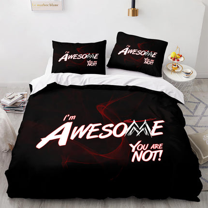 WWE RAW Pattern Bedding Sets Quilt Cover Without Filler