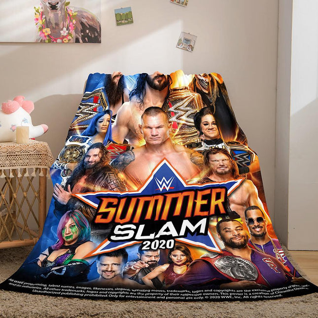 WWE RAW Flannel Fleece Blanket