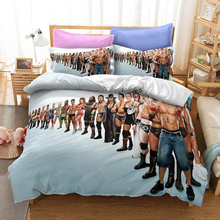 WWE World Wrestling Entertainment Bedding Set Quilt Cover Without Filler