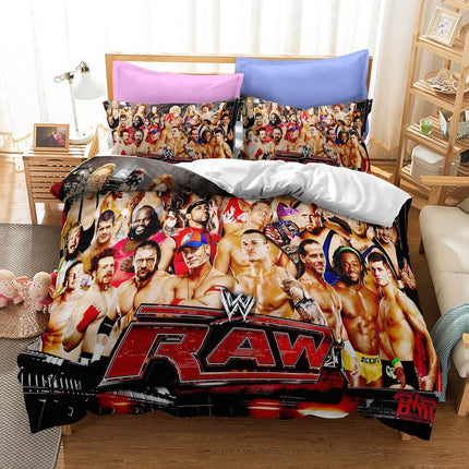 WWE World Wrestling Entertainment Bedding Set Quilt Cover Without Filler