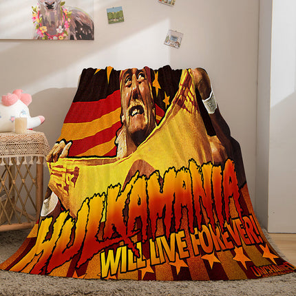 WWE World Wrestling Entertainment Cosplay Flannel Fleece Throw Blanket