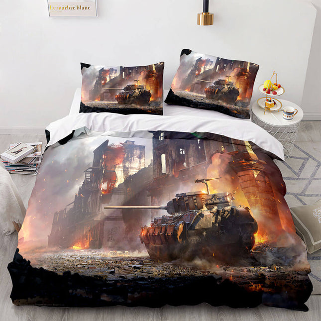 World of Tanks Bedding Set Quilt Covers Without Filler