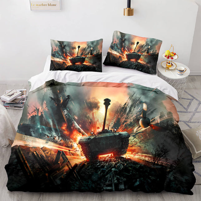 World of Tanks Bedding Set Quilt Covers Without Filler