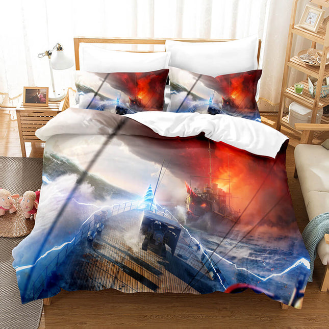 World of Warships Cosplay Bedding Sets Without Filler