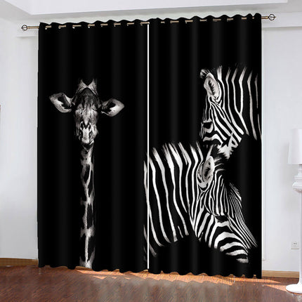 Zebra Curtains Blackout Window Drapes