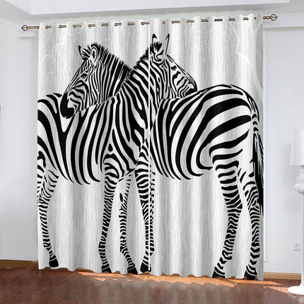 Zebra Curtains Blackout Window Drapes