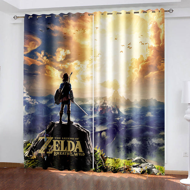 Zelda Curtains Blackout Window Treatments Drapes for Room Decoration