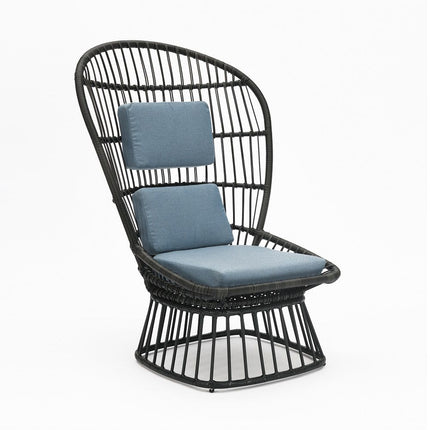 Qudrat - Patio Lounge Chair - Black ACME 