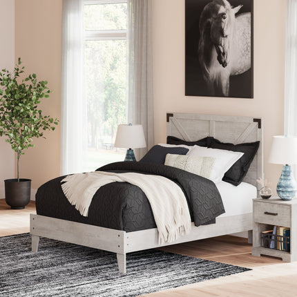 Shawburn - Platform Bed With Crossbuck Panel Headboard Signature Design by Ashley® 