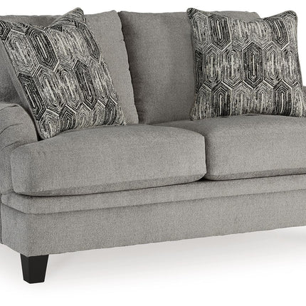 Davinca - Charcoal - Loveseat Benchcraft® 