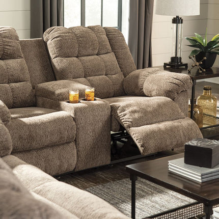 Workhorse - Cocoa - 2 Pc. - Reclining Sofa, Loveseat Signature Design by Ashley® 