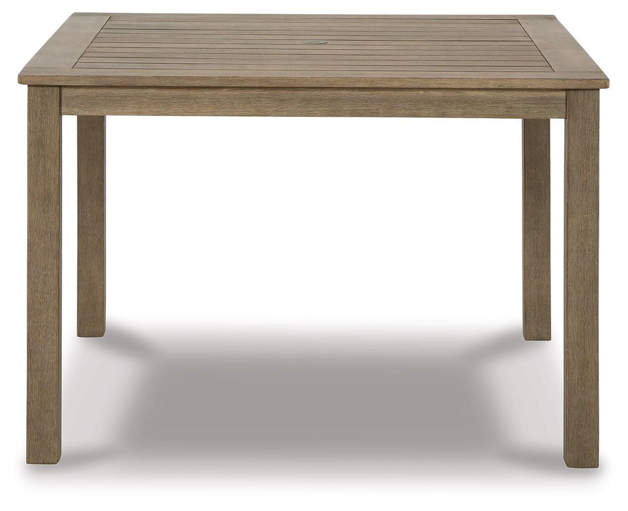 Aria Plains - Brown - Square Dining Table W/Umb Opt - Tony's Home Furnishings