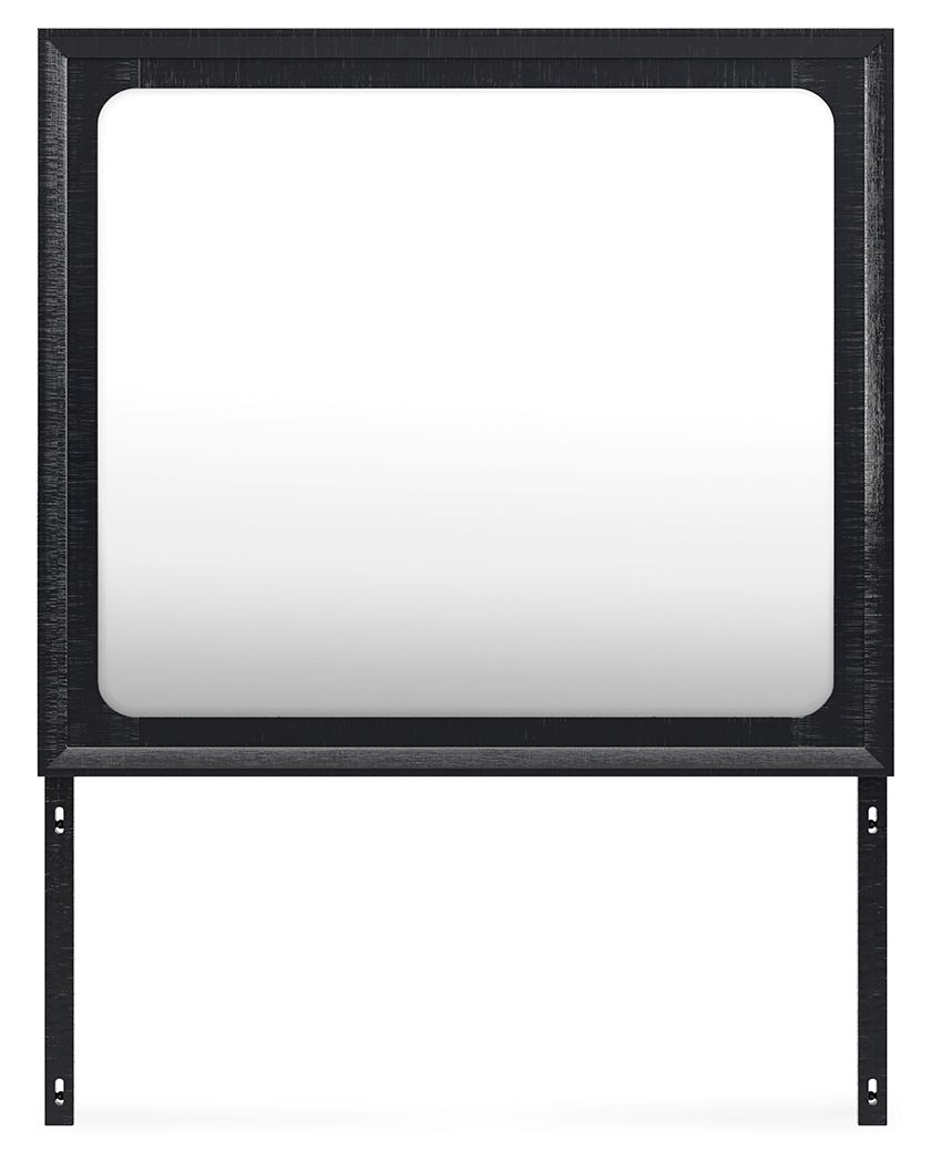 Londer - Black - Bedroom Mirror