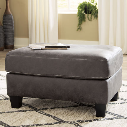 Venaldi - Gunmetal - Ottoman Ashley Furniture 