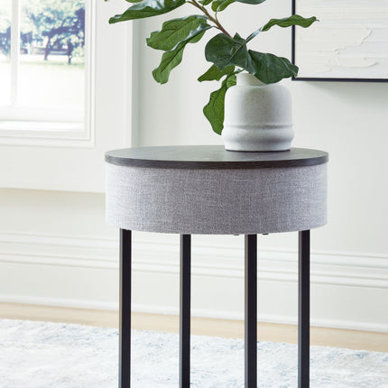 Sethlen - Gray / Black - Accent Table Signature Design by Ashley® 