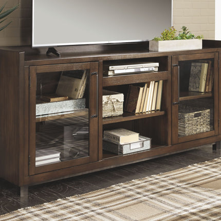 Starmore - Brown - Xl TV Stand W/Fireplace Option Ashley Furniture 