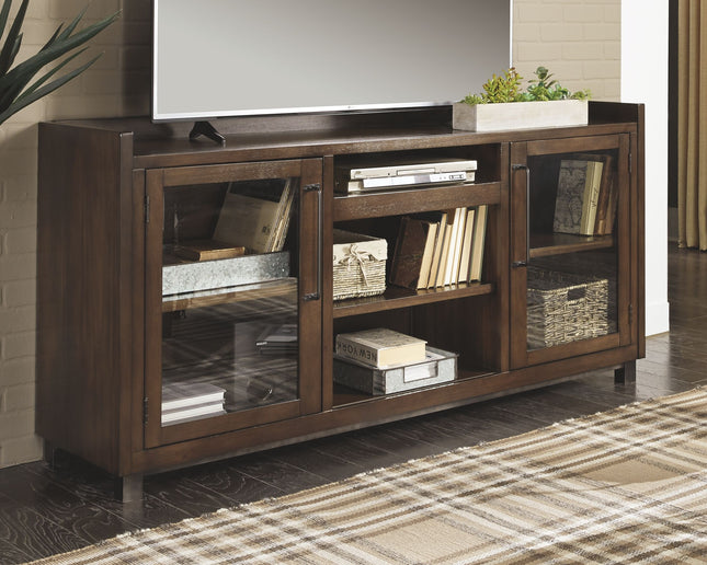 Starmore - Brown - Xl TV Stand W/Fireplace Option Ashley Furniture 