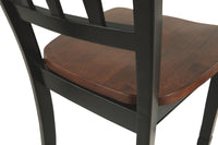 Thumbnail for Owingsville - Black / Brown - Dining Room Side Chair (Set of 2) - Tony's Home Furnishings