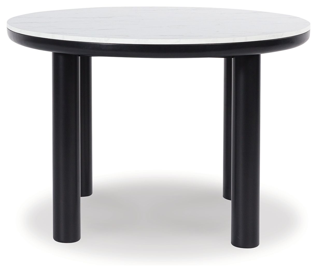 Xandrum - Black - Round Dining Room Table - Tony's Home Furnishings