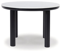 Thumbnail for Xandrum - Black - Round Dining Room Table - Tony's Home Furnishings