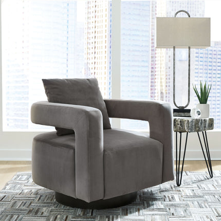 Alcoma - Otter - Swivel Accent Chair Ashley Furniture 