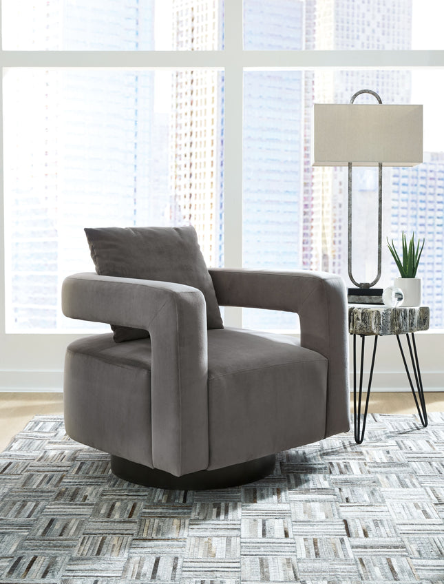 Alcoma - Otter - Swivel Accent Chair Ashley Furniture 