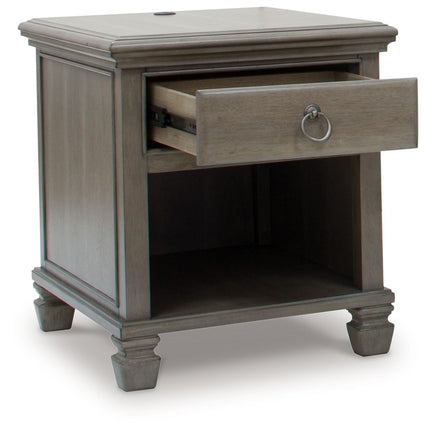 Lexorne - Gray - Rectangular End Table Signature Design by Ashley® 