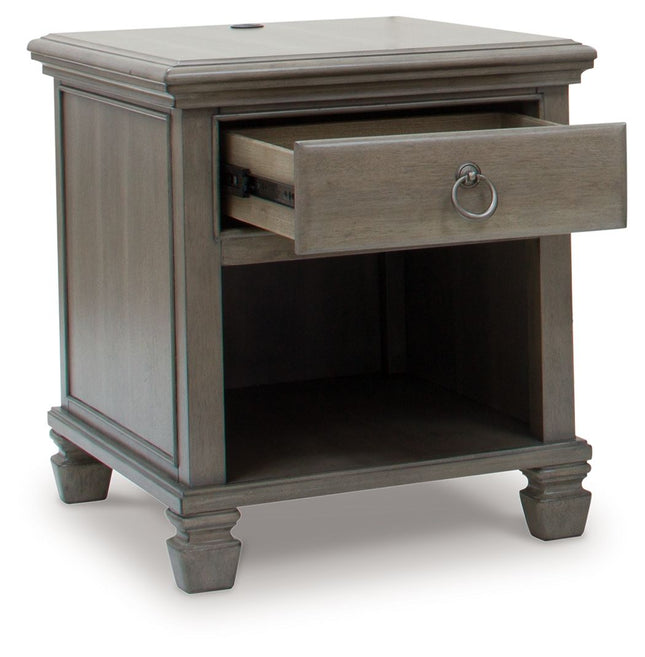 Lexorne - Gray - Rectangular End Table Signature Design by Ashley® 