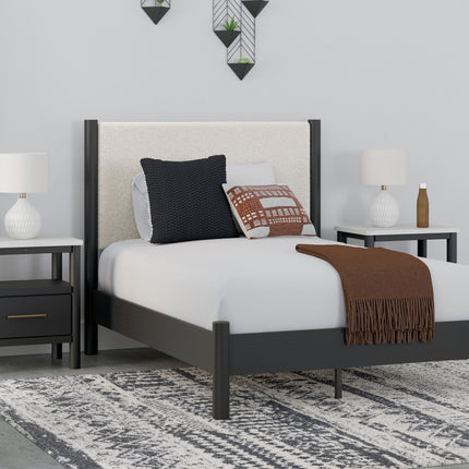 Cadmori - Upholstered Panel Bed Signature Design by Ashley® 