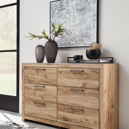 Hyanna - Tan Brown - Six Drawer Dresser Signature Design by Ashley® 