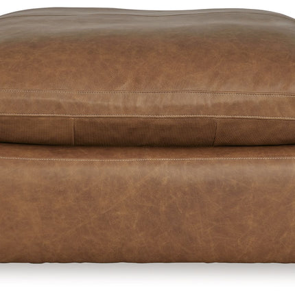 Emilia - Caramel - Oversized Accent Ottoman Signature Design by Ashley® 