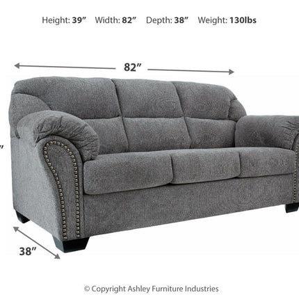 Allmaxx - Pewter - Sofa Ashley Furniture 