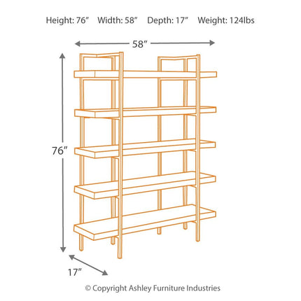 Starmore - Brown - Bookcase Ashley Furniture 