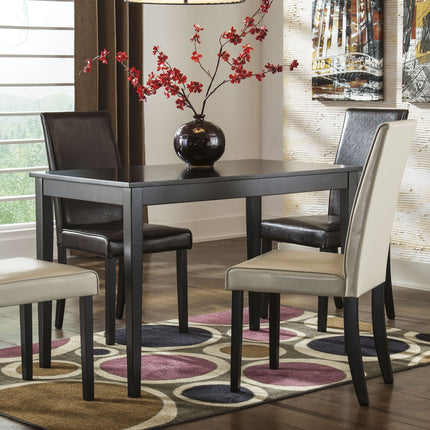 Kimonte - Dark Brown - Rectangular Dining Room Table Signature Design by Ashley® 