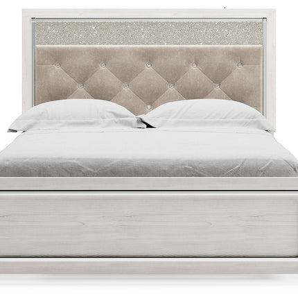 Altyra - White - Queen Panel Bed With Roll Slats Signature Design by Ashley® 