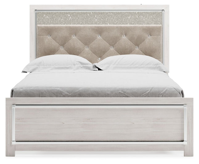 Altyra - White - Queen Panel Bed With Roll Slats Signature Design by Ashley® 